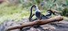 Sterling silver and Labradorite tendril ring