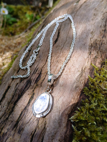 Seafoam Small sea Pottery Pendant