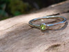 Tiny Peridot stacking ring