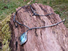 Sterling silver and Labradorite Tendril Twist necklace