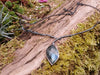 Sterling silver and Labradorite Tendril Twist necklace