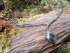 Sterling silver and Labradorite Tendril Twist necklace