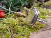 Iona marble and sterling silver handmade ring