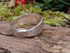 Sterling silver rock textured ring